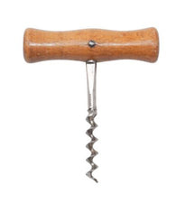 Vintage German Light Wood Handle Corkscrew | The Hour Shop