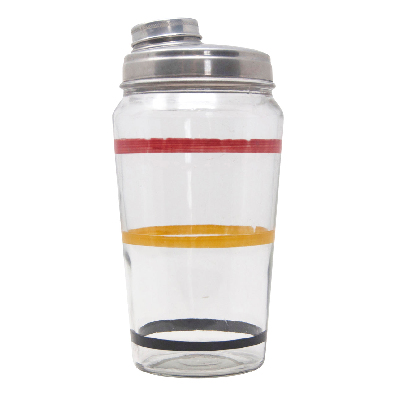 Vintage Red Yellow Black Ring Cocktail Shaker | The Hour Shop