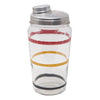 Vintage Red Yellow Black Ring Cocktail Shaker Left | The Hour Shop