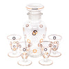 Vintage Gold Circles Decanter Cocktail Set | The Hour Shop