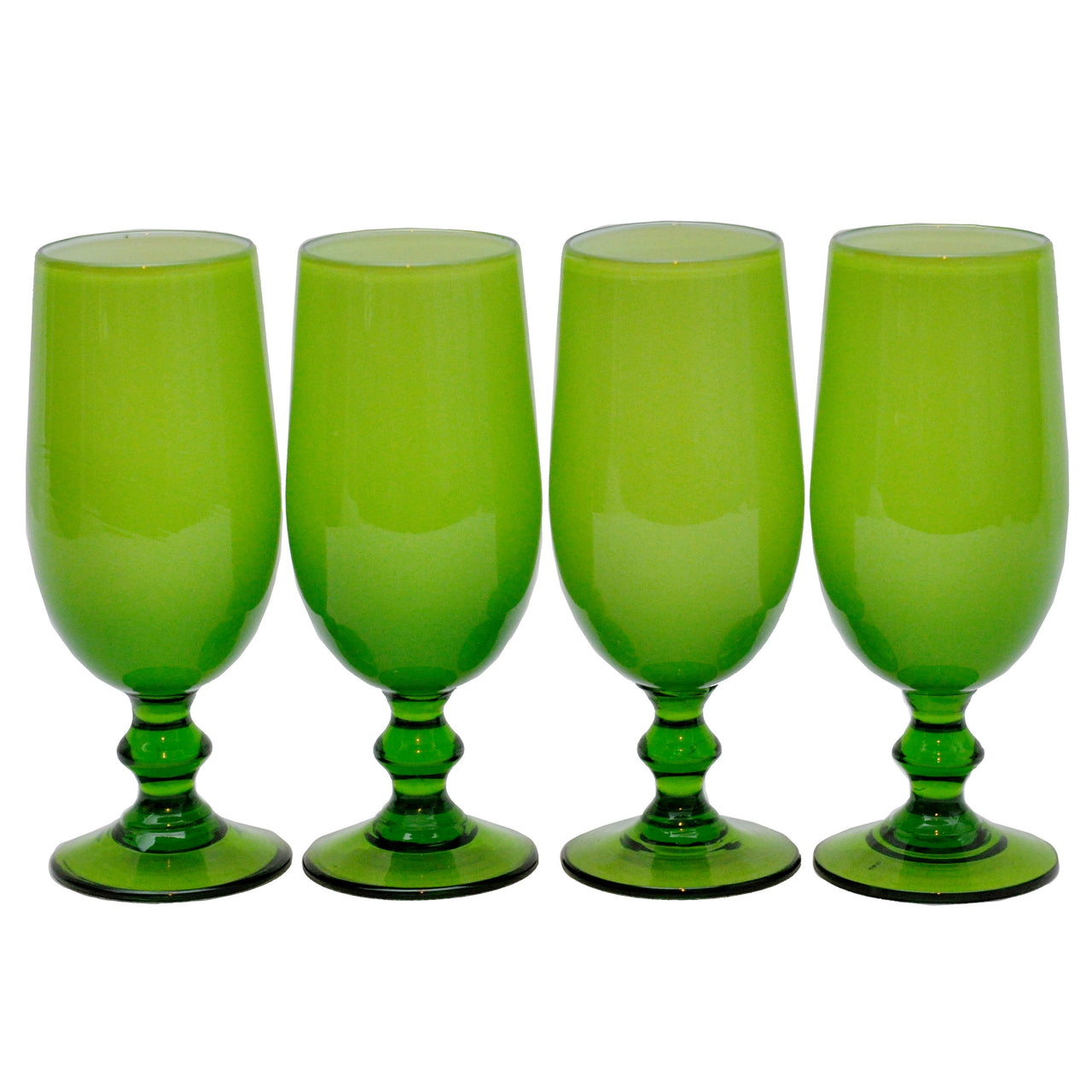 Carlo Moretti Green Cordial Glasses | The Hour Shop Vintage