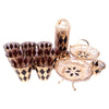 Vintage Gold & Black Diamond Cocktail Shaker Set Top | The Hour Shop