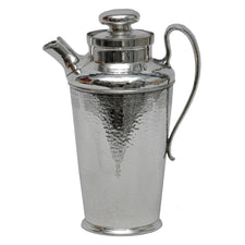 Meriden Hammered Silver Plate Cocktail Shaker