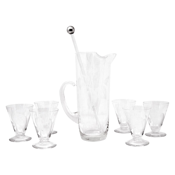 http://thehourshop.com/cdn/shop/products/13959-Vintage-Thorpe-Etched-Anthurium-Pitcher-Cocktail-Glasses-Set-Front_grande.jpg?v=1594408023