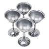 Vintage Small Chrome Cocktail Stems top | The Hour Shop