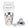 Vintage Mercury Checkerboard Cocktail Shaker Set Cocktail Shaker Pieces  | The Hour Shop