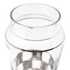 Vintage Mercury Checkerboard Cocktail Shaker Set Cocktail Shaker Rim Chips | The Hour Shop