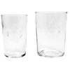 Vintage Heisey Etched Arrow & Diamond Cocktail Shaker Set Tumbler Sizes and Pattern | The Hour Shop