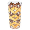 Vintage Culver Gold Geometric Collins Glass Pattern | The Hour Shop
