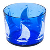 Vintage Hazel Atlas Cobalt Sailboat Cocktail Shaker Set Ice Bucket | The Hour Shop