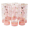 Pink Geometric Shapes Zombie Glasses