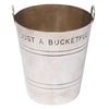 Vintage P.H. Vogel & Co. Silver Plate 10 oz. "Just A Bucketful" Jigger Top View | The Hour Shop
