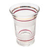 Vintage Frosted Bands Cocktail Shaker Set Glass Top | The Hour Shop