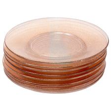 Vintage Dorothy Thorpe Gold Fleck Appetizer Plates Stack  | The Hour Shop