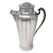 Vintage Mulholland Art Deco Silver Plate Ribbed Shaker Right | The Hour Shop