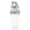 Vintage Frosted Silver Band Cocktail Shaker Set Cocktail Shaker | The Hour Shop