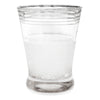 Vintage Frosted Silver Band Cocktail Shaker Set Glass Style | The Hour Shop