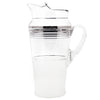 Vintage MacBeth-Evans Silver Band Frosted Cocktail Pitcher Set Pitcher | The Hour Shop