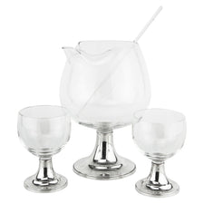 Vintage Newport Sterling Base Cocktail Pitcher Set | The Hour