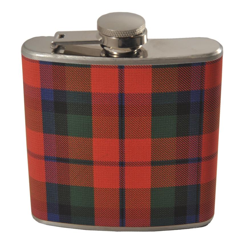 Scottish Tartan Plaid Stainless Steel Flask | The Hour Barware
