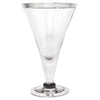 Vintage Sterling Silver Rimmed Wine Goblet Trumpet Shape | The Hour