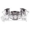 Vintage Mercury Ovals Glass Caddy Bar Set | The Hour