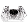 Vintage Mercury Ovals Ice Bucket Glass Caddy Set | The Hour