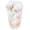 Fred Press White and Gold Rose Collins Glasses Pattern | The Hour Shop