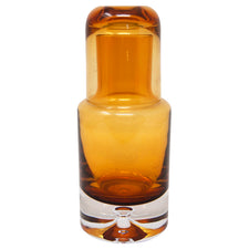Amber Glass Water Carafe Set | The Hour Shop