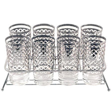 Mercury Diamonds Collins Glass Caddy