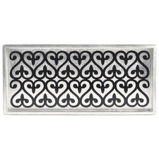 J. Fleet Designs Silver Leaf & Black 2 Drink Tray, The Hour