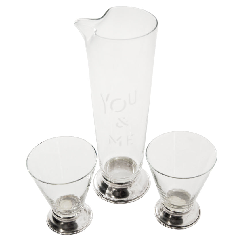 Vintage You & Me Sterling Cocktail Set | The Hour