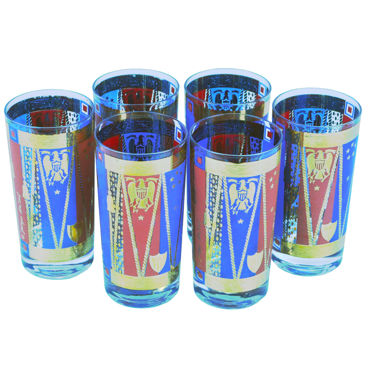 Vintage American Collins Glasses Goerges Briard | The Hour Shop