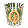 Vintage Gold & Green Ice Bucket Cocktail Set Glass | The Hour Shop