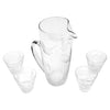 Vintage Etched Duck and Reeds Cocktail Pitcher Set Top | The Hour Shop