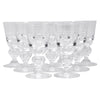 Vintage Steuben Crystal Cordial Glasses Front View | The Hour Shop