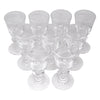 Vintage Steuben Crystal Cordial Glasses Top View | The Hour Shop