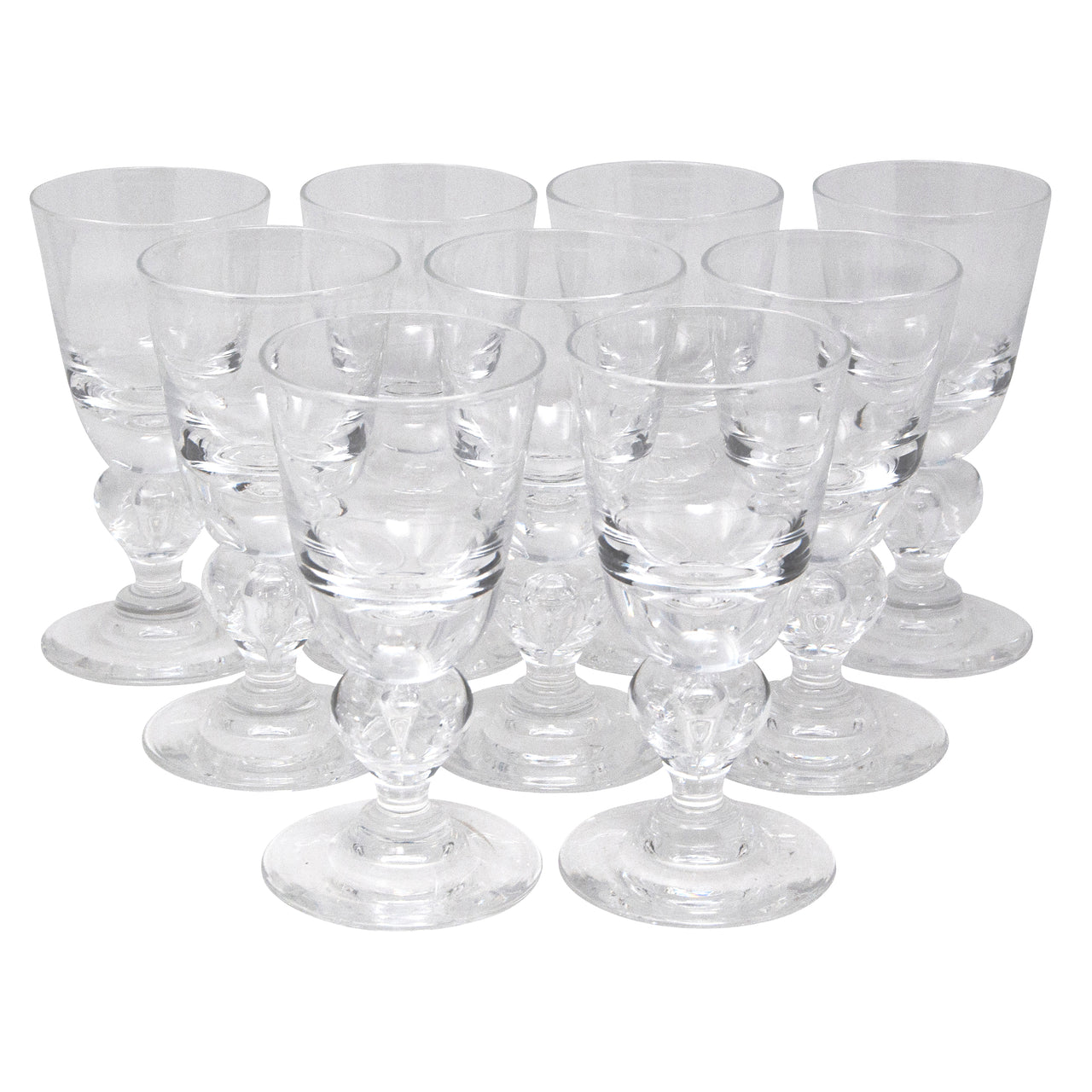 Vintage Steuben Crystal Cordial Glasses | The Hour Shop