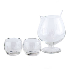 You, Me & Ours Etched Cocktail Pitcher Set | The Hour Vintage