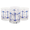 The Modern Home Bar Anchors Aweigh Rocks Glass