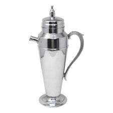 Vintage Chrome Spire Top Empire Cocktail Shaker Left | The Hour Shop