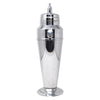 Vintage Chrome Spire Top Empire Cocktail Shaker Front | The Hour Shop
