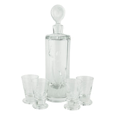 Vintage Modern Dancers Crystal Decanter Set | The Hour 