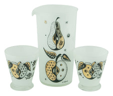 Vintage Georges Briard Apple Pear Cocktail Pitcher Set | The Hour