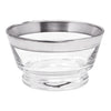Vintage Libbey Sterling Silver Band Glass Bowl | The Hour