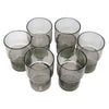 Vintage Stackable Smoke Glass Tumblers Top | The Hour Shop