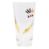 Vintage Cherries and Gold Leaves Collins Glass | The Hour Shop