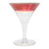 Vintage West Virginia Glass Cranberry & Gold Cocktail Pitcher Set Glass | The Hour