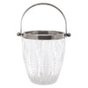 Vintage Cut Diamond Silver Plate Rim Ice Bucket | The Hour Shop