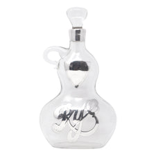 Vintage Sterling Overlay Rye Decanter | The Hour Shop